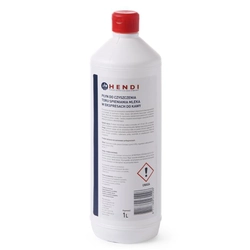 A professional liquid for cleaning milk frothing installations in coffee machines