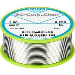 Solder tin Felder Löttechnik ISO-Core "Clear" SAC305 52761020