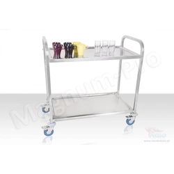 Waiter's trolley with 2 shelves