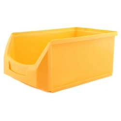 Plastic storage box "C" yellow, 350 * 208 * 150 mm