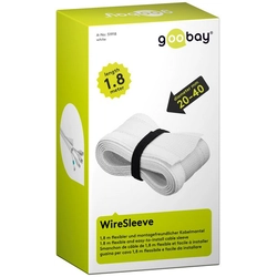 WireSleeve Goobay cable cover 1,8m White
