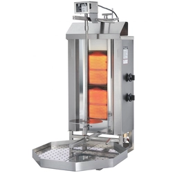 Grill stove gyros kebab sandwich maker gas for natural gas POTIS load 30 kg 230 V 5.6 kW