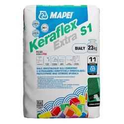 Mapei Keraflex Extra adhesive mortar S1 white 23 kg