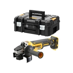 DeWalt DCG405NT-XJ cordless angle grinder 18 V | 125 mm | 9000 RPM | Carbon Brushless | Without battery and charger | TSTAK in a suitcase