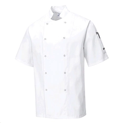 Rondon Cumbria Chefs C733 with short sleeves white 4XL white