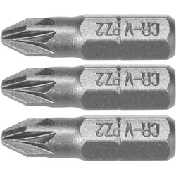 Tip Bit for Screwdrivers Drills PZ2 x 25 STHOR 3 Pieces