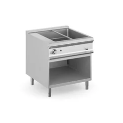 Electric bain-marie on base with 3 closed sides 8 x GN 1/3 Domina Pro line 900 Basic variant