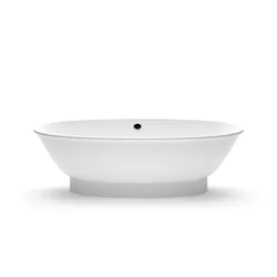 Stone bath Aura Estia white, 184x90 cm, without overflow