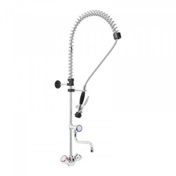 Kitchen mixer with shower - chrome-plated brass - 1000 mm hose - 250 mm spout MONOLITH 10360007 MO-TA-08