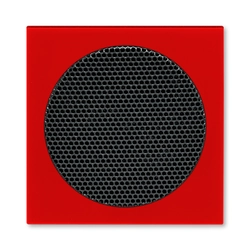 Speaker cover, with round grille, red, ABB Levit 5016H-A00075 65 5016H-A00075 65