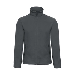 B&C Men's micro fleece jacket Size: 3XL, Color: steel gray