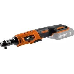 Neo impact wrench Cordless ratchet Energy+ 18V, Li-lon, 3/8”, without battery, adapter 1/2" 04-603