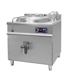 Electric boiling kettle with indirect heating | agitator option | 18 kW | 400V | 100 l | 900x900x900 mm | RQLR-101E