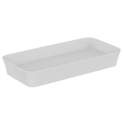 Ideal Standard Ipalyss freestanding washbasin, rectangular, %w0/% mm, white without overflow