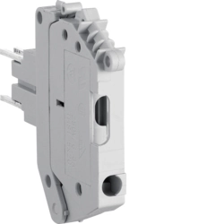 Cross-connector for terminal block Hager KWP000T Pluggable Grey