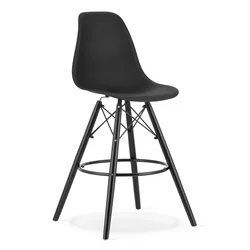 LAMAL stool black / black legs