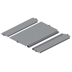 Gland plate for enclosure/cabinet Schneider Electric NSYEC861 Straight Steel Galvanized