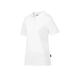 Snickers men's t-shirt with collar white 006 / L
