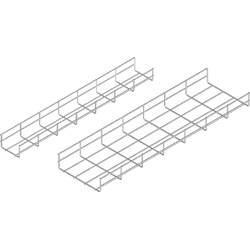 Mesh cable tray Baks 970120 U-shape Without connector Steel Continuously galvanized