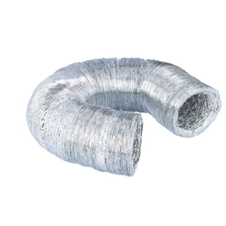 Ventilation pipe D=127mm not insulated 10mb flexible