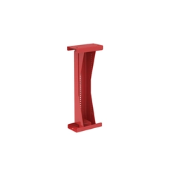 Adjustable support for hydrants 410-710 mm, red