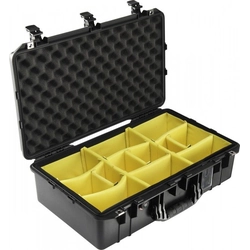 Peli Air 1555 with Velcro compartments, waterproof, armored transport box