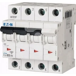 Eaton Wyłącznik nadprądowy 3P+N D 25A 6kA AC PL6-D25/3N 165039