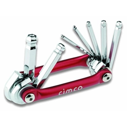 CIMCO 110596 Set of Allen keys SW 2.5 - 10 mm (7 pcs)