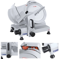 Electric slicer for cold meats and cheese with a sharpener 250W dia. 300mm