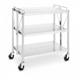 Waiter's trolley - foldable - 90 kg - 500 x 830 mm Royal Catering 10011721 RC-FST880G