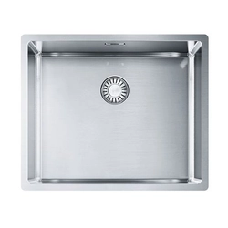 Franke Box stainless steel sink, BXX 210/110-50, manual valve