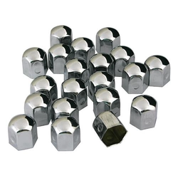 Lamp Covers for screws 19mm chrome 21pcs
