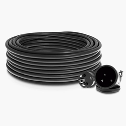 Rolled extension cord IP44 3x1,5mm2 rubber 30 m Kel