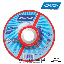 Disc for cutting steel Inox 115 x 0.8 x 22 A60Z BF42 INDUSTRIAL LINE INOX