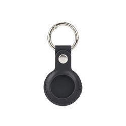 RhinoTech PU Case Keychain for Apple AirTag Black