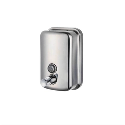 Stainless steel dispenser, for liquid soap, 0.5l, 100x65x155mm