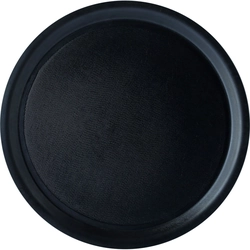 Laminovaný tác, černá, matná, O 330 mm