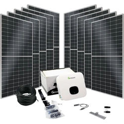 PHOTOVOLTAIC SYSTEM 10.14 kWp, ON-GRID, THREE-PHASE, TILED ROOF, WITH ASSEMBLY AND PROSUMER FILE INCLUDED