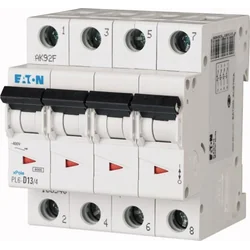 Eaton Wyłącznik nadprądowy 4P C 13A 6kA AC PL6-C13/4 166517