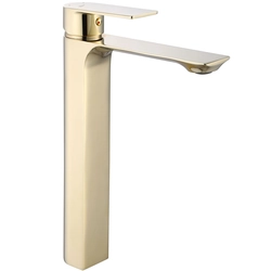 REA URBAN Gold Gold High Washbasin Faucet