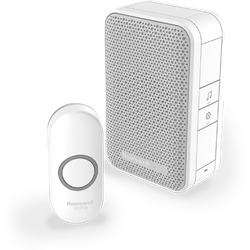 Honeywell DC311N wireless doorbell Series 3, 4 melodies, portable base white, design. button