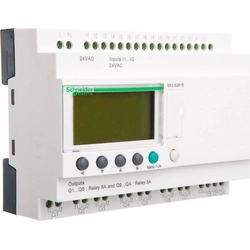Schneider Electric Intelligent modular relay Zelio Logic - 24 I/O - 24 V AC - clock - display SR3B261B