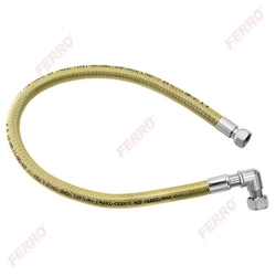 FERRO gas hose, angled, 1,5 m.