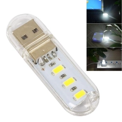 LED21 USB LED lampička 5V studená bílá