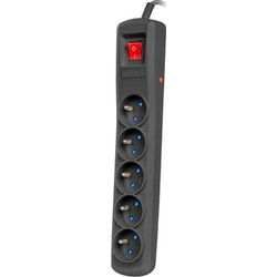 Armac power strip ARC5 surge protection 5 sockets 3 m black (ARC5/30/CZ)