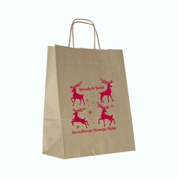 Small Christmas bags 24 x 11 x 32 cm reindeer