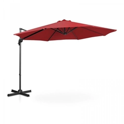 Hanging garden umbrella - Ø300 cm - maroon UNIPRODO 10250095 UNI_UMBRELLA_2R300BO