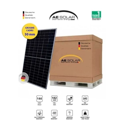 pallets 36 solar panel pieces AURORA AE MD-144 550W, 30 mm frame
