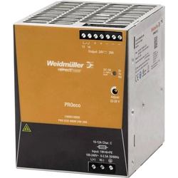 Weidmuller Zasilacz impulsowy 100-240V AC/24V DC 20A 480W PRO ECO 480W 24V 20A