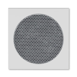 Loudspeaker cover, with round grille, gray, ABB Levit 5016H-A00075 16 5016H-A00075 16